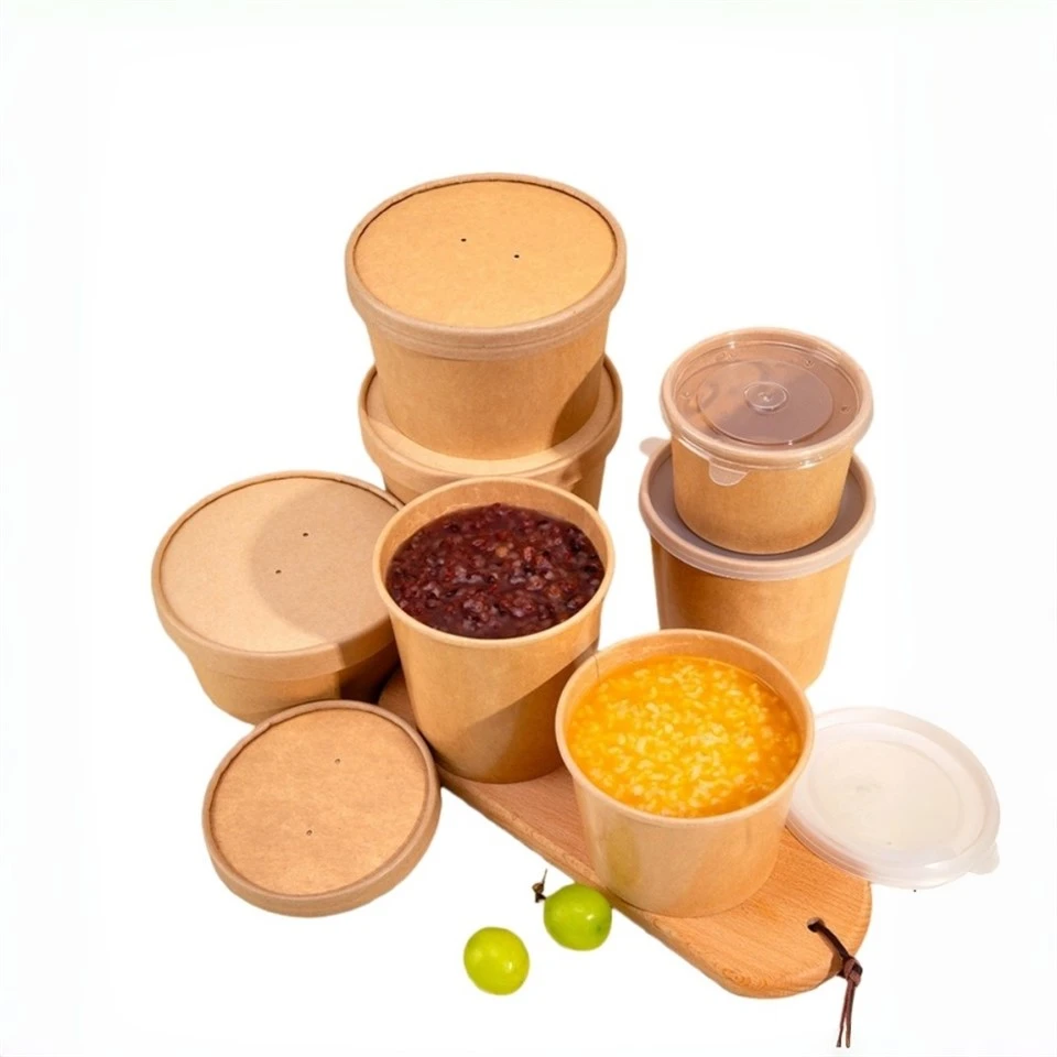 kraft paper soup cup Bulk Orders