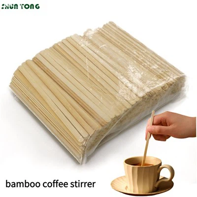 Agitatore per caffè in bambù