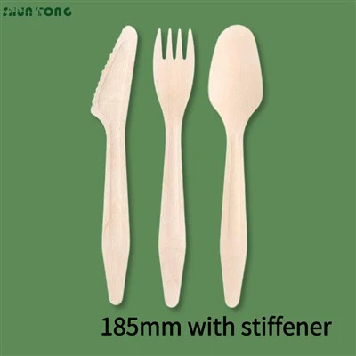 Posate usa e getta in legno